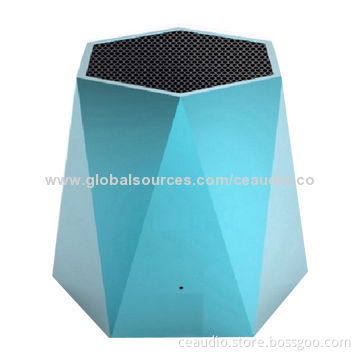 Bluetooth Speaker with Passive Radiator Bass, Metal/Plastic Injection Finish, Aux-in, Promotion Gift